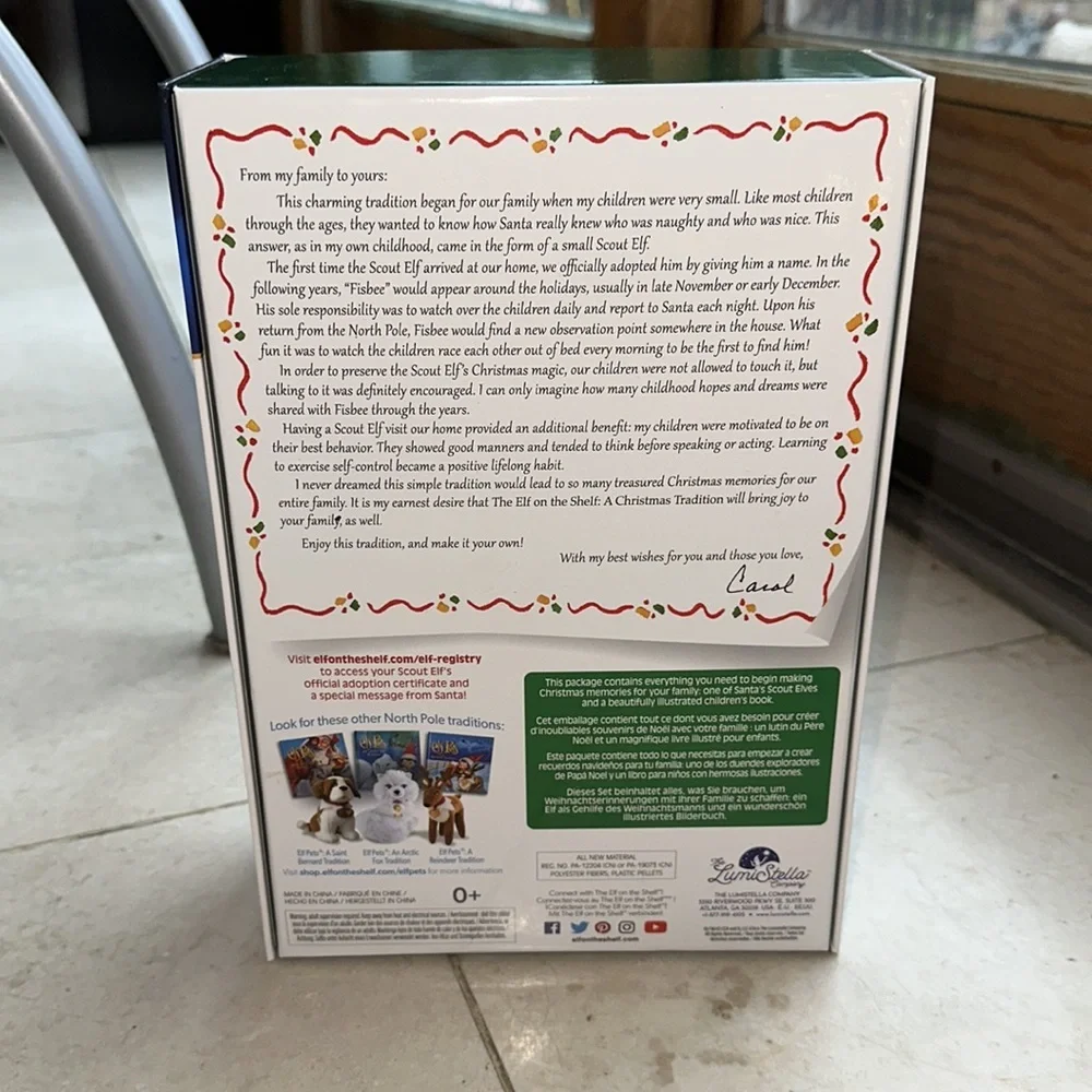 THE Elf on the Shelf - A Christmas Tradition New in Box - Picture 7 of 12